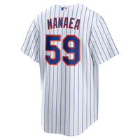 New York Mets Sean Manaea White Home Replica Jersey