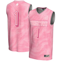 #1 Georgetown Hoyas GameDay Greats Lightweight Basketball Fashion Jersey - Pink