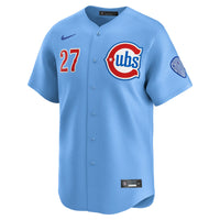Chicago Cubs Seiya Suzuki Light Blue 2nd Alternate Limited Player Jersey