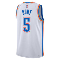 Oklahoma City Thunder Association Edition Swingman Jersey - White - Luguentz Dort