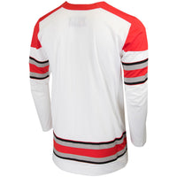 White Ohio State Buckeyes Replica College Hockey Jersey
