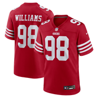 San Francisco 49ers Mykel Williams Scarlet Team Game Jersey