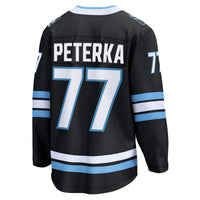Utah Mammoth JJ Peterka Black Home Breakaway Jersey