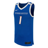 #1 Boise State Broncos Replica Basketball Jersey - Royal