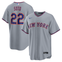 New York Mets Juan Soto Gray Road Replica Jersey