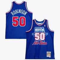 NBA David Robinson 1992 All-Star West Authentic Jersey All-Star - Royal Blue