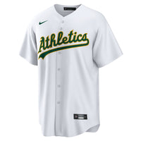 Athletics Luis Severino White Home Replica Jersey