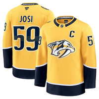 Nashville Predators Roman Josi Yellow Home Premium Jersey