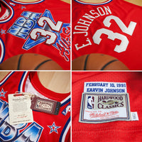 Magic Johnson NBA All-Star West 1991 x Scarlett Authentic Jersey