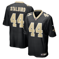 New Orleans Saints Isaiah Stalbird Black Team Game Jersey