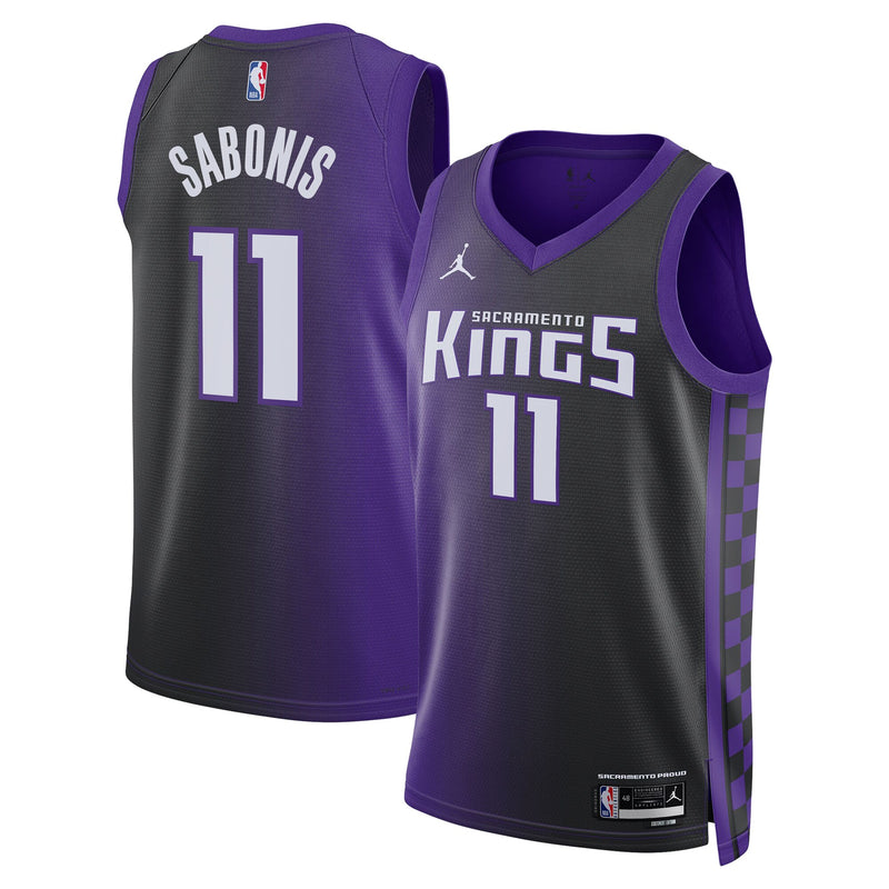 Sacramento Kings Statement Edition Swingman Jersey - Purple - Domantas Sabonis