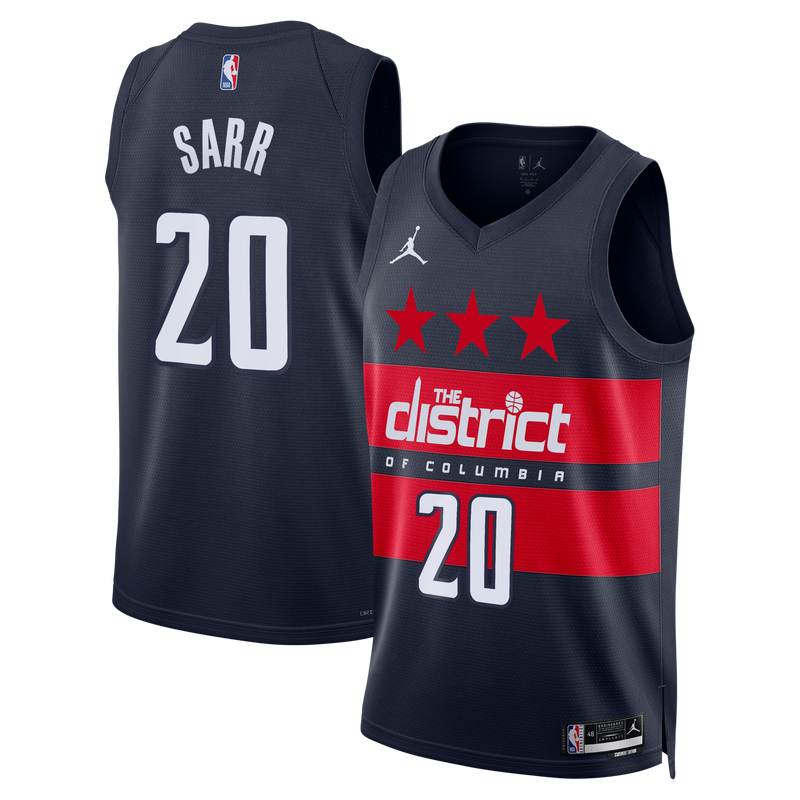 Washington Wizards Statement Edition Swingman Jersey - Navy - Alex Sarr