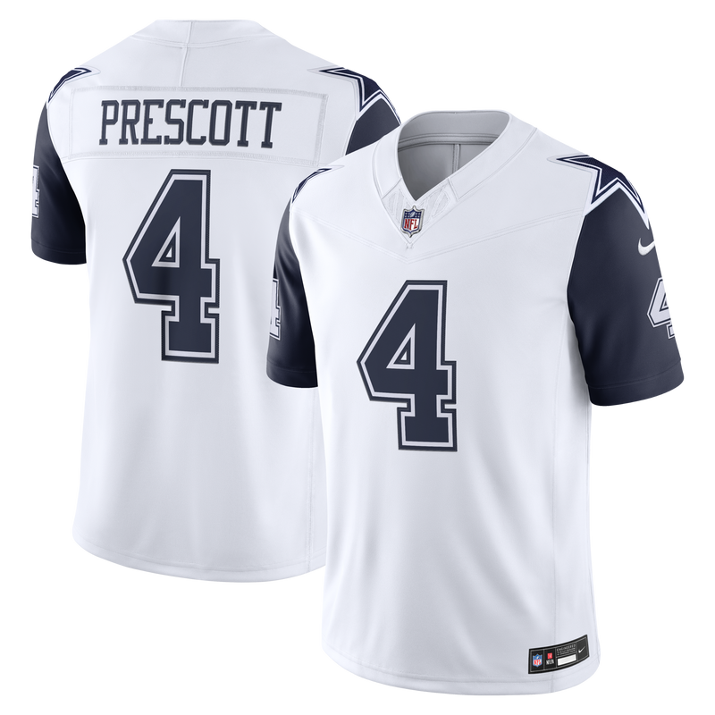 Dallas Cowboys Dak Prescott White Alternate Vapor F.U.S.E. Stitched Limited Jersey