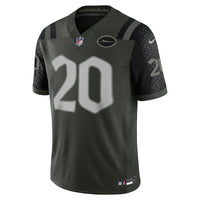 New York Jets Breece Hall Gotham Green 2025 Rivalries Collection Stitched Limited Jersey