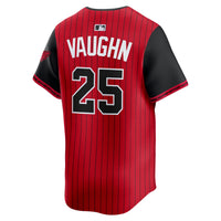 Chicago White Sox Andrew Vaughn Red/Black 2025 City Connect Limited Player Jersey