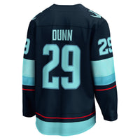 Seattle Kraken Vince Dunn Deep Sea Blue Home Breakaway Player Jersey