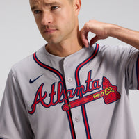 Atlanta Braves Ozzie Albies Gray Road Limited Player Jersey