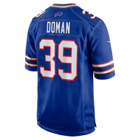 Buffalo Bills Tommy Doman Royal Team Game Jersey