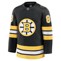 Boston Bruins David Pastrnak Black Home Premium Player Jersey