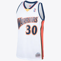 Golden State Warriors 2009 Steph Curry Hardwood Classics Home Swingman Jersey - White