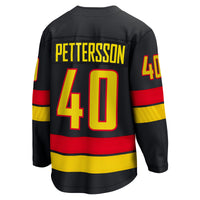 Vancouver Canucks Elias Pettersson Black Breakaway Jersey