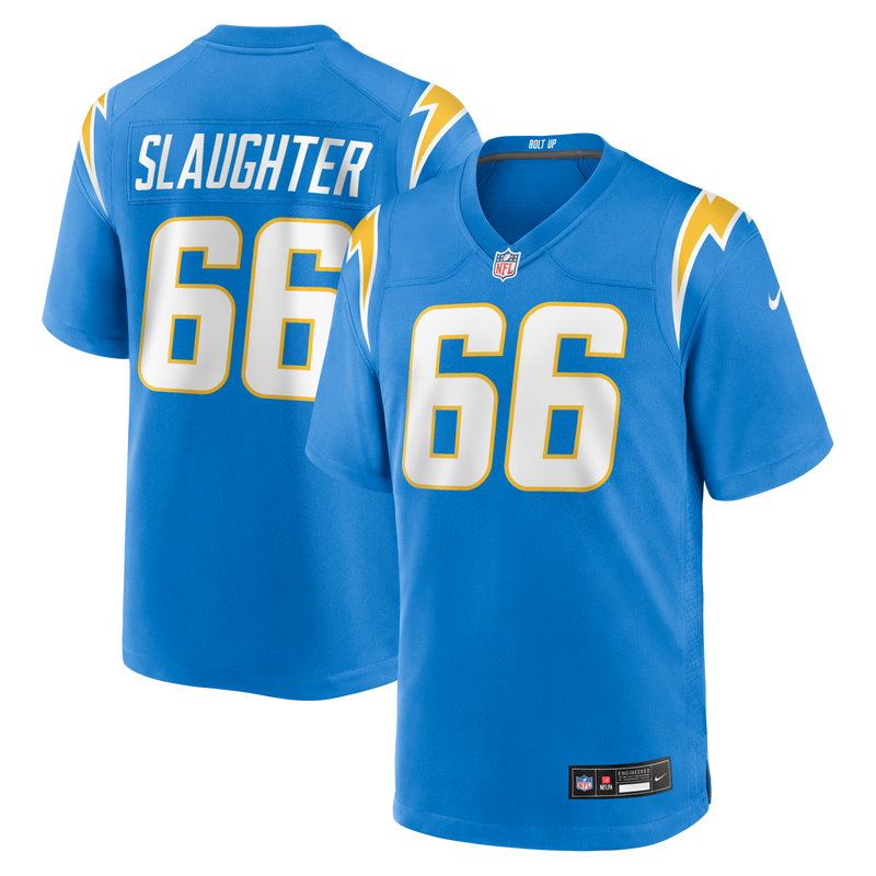 Los Angeles Chargers Jake Slaughter Powder Blue Team Game Jersey