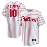Philadelphia Phillies JT Realmuto White Home Replica Player Name Jersey