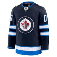 Winnipeg Jets Navy Home Premium Custom Jersey
