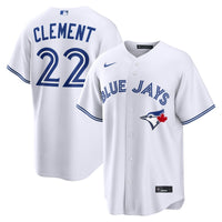 Toronto Blue Jays Ernie Clement White Home Replica Jersey