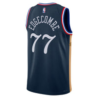 Philadelphia 76ers 2025/26 City Edition Swingman Jersey - Navy - VJ Edgecombe