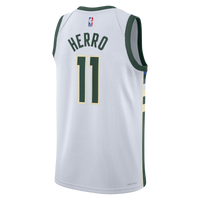 Milwaukee Bucks Association Edition Swingman Jersey - White - Tyler Herro