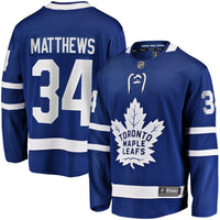 Toronto Maple Leafs Auston Matthews Blue Home Breakaway Jersey