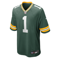 Green Bay Packers Number 1 Groom Green Game Jersey