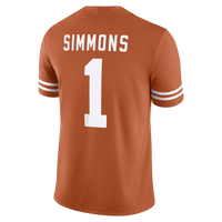 Colin Simmons Texas Longhorns Game Football Jersey - Texas Orange