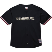 Black Florida State Seminoles On The Clock Full-Button Fashion Jersey