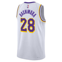 Los Angeles Lakers Association Edition Swingman Jersey - White - Rui Hachimura