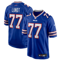 Buffalo Bills Chase Lundt Royal Team Game Jersey