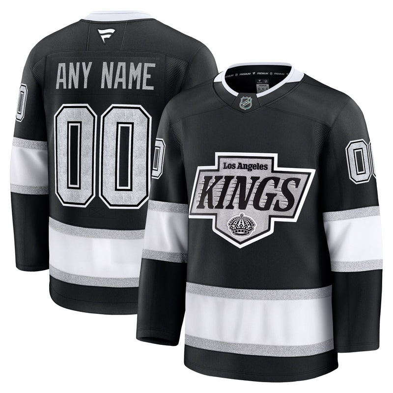Los Angeles Kings Black Home Premium Custom Jersey