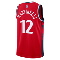 LA Clippers Statement Edition Swingman Jersey - Red - Nick Martinelli