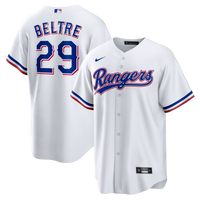 Texas Rangers Adrian Beltre White Home Retired Player Replica Jersey