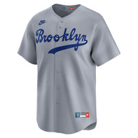 Brooklyn Dodgers Gray Cooperstown Collection Limited Jersey