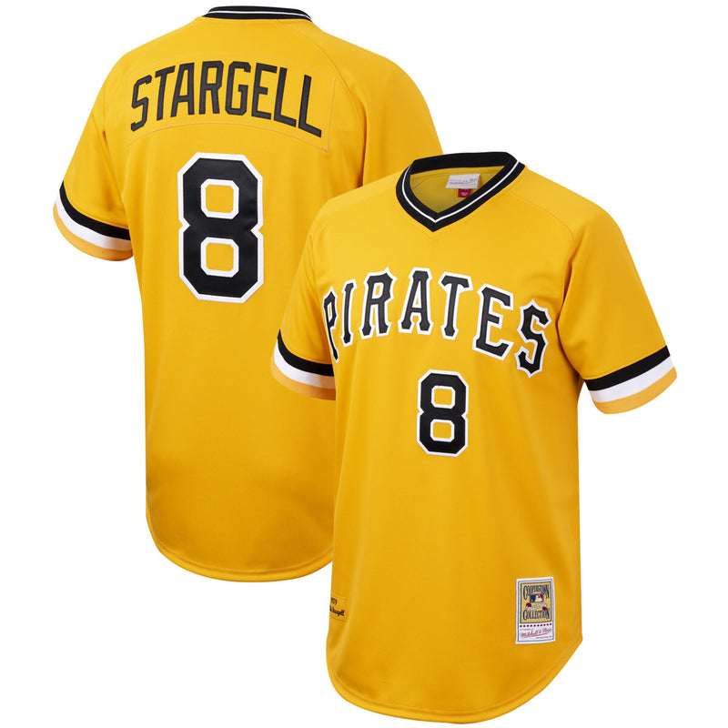 Willie Stargell Pittsburgh Pirates Cooperstown Collection Authentic Jersey - Gold
