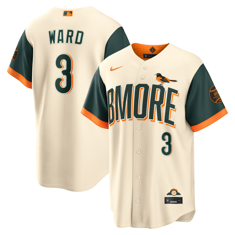 Baltimore Orioles Taylor Ward Cream 2026 City Connect Stadium Jersey