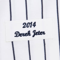 New York Yankees Derek Jeter White 2014 Cooperstown Collection Authentic Throwback Jersey