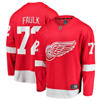 Detroit Red Wings Justin Faulk Red Home Breakaway Jersey