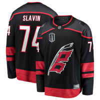 Carolina Hurricanes Jaccob Slavin Black 2026 Stanley Cup Final Home Breakaway Jersey