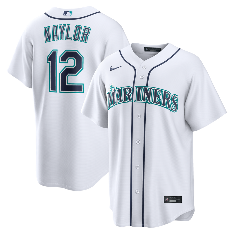Seattle Mariners Josh Naylor White Home Replica Jersey