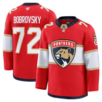 Florida Panthers Sergei Bobrovsky Red Premium Jersey