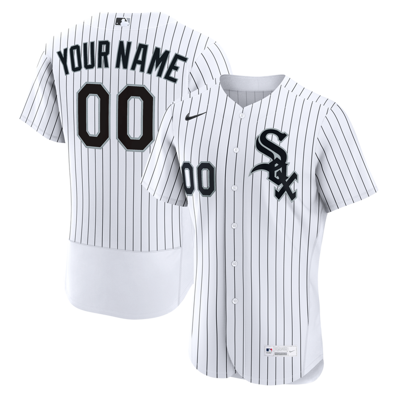 Chicago White Sox White Home Authentic Custom Jersey