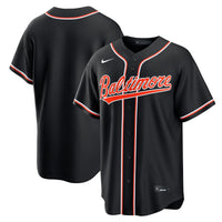 Baltimore Orioles Fashion Replica Black Out Jersey